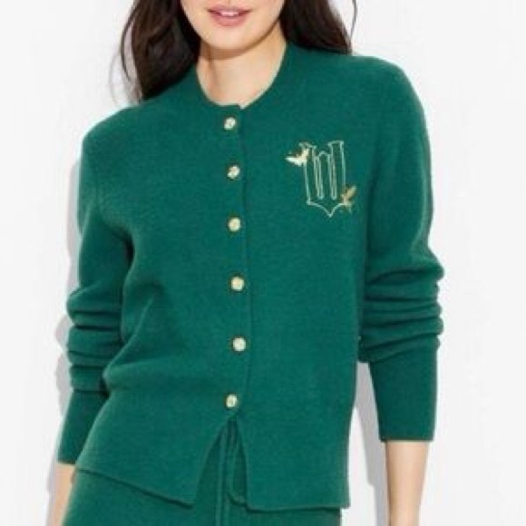 WICKED Sweaters - Wicked movie green cardigan sweater Ariana Grande movie Paul Tazewell design NEW